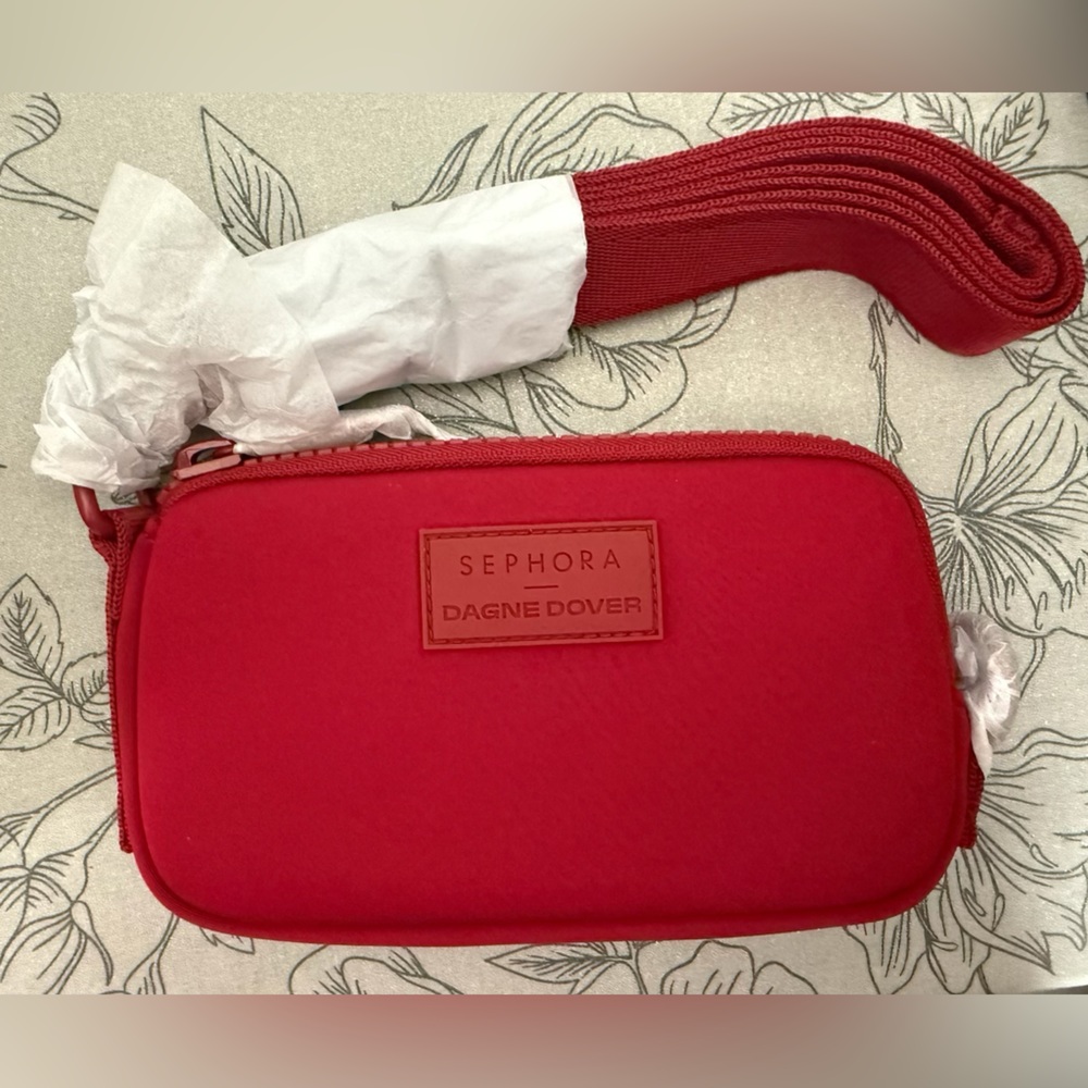 Sephora x Dagne Dover Scarlet Sling Bag Limited Edition NWT